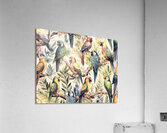 Perfect Parrots for a Mural Acrylic Print