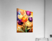Double Rainbow Tulips Acrylic Print