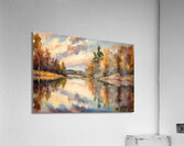 Muskoka Fall Reflections Acrylic Print