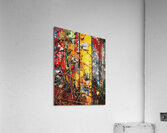 Side of the Barn in the Fall Acrylic Print