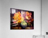 Soft Peony Petals Acrylic Print