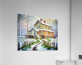 An Artist Lives Here Acrylic Print