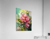 Abstract Pink Rose Acrylic Print