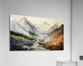 Rocky Mountain Stream Acrylic Print