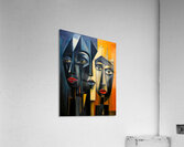 Abstract Masks Acrylic Print
