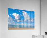 Sandy Beach with Blue Skies Acrylic Print