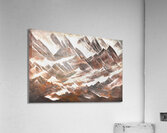 Mountain Range Acrylic Print