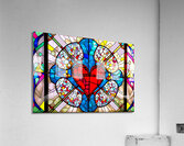 Stained Glass Window Acrylic Print
