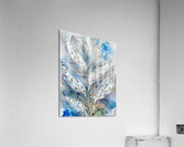 Snow Owl Feathers Acrylic Print