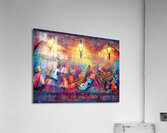 Graffiti Mural Making Music Acrylic Print