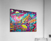 Graffiti Mural  Acrylic Print