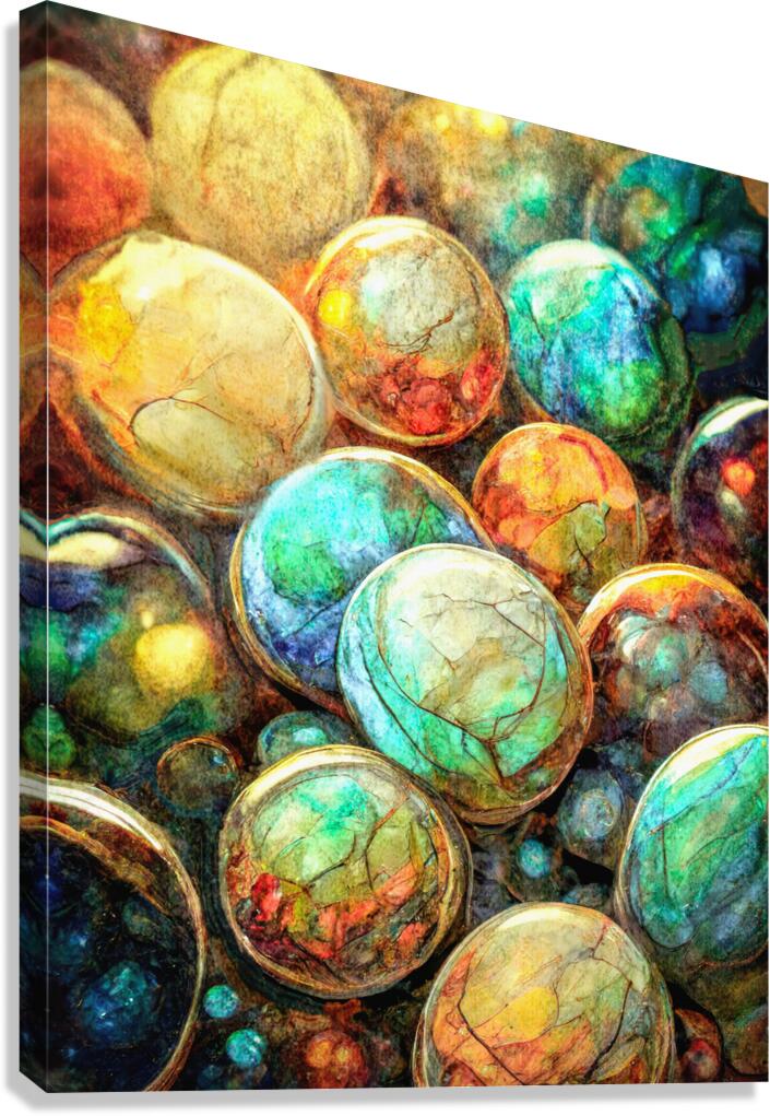 Antique Marble Marbles  Canvas Print