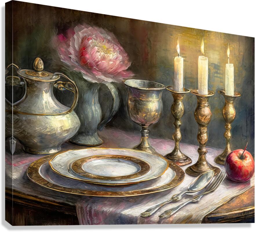 Special Dinner for One Canvas Print