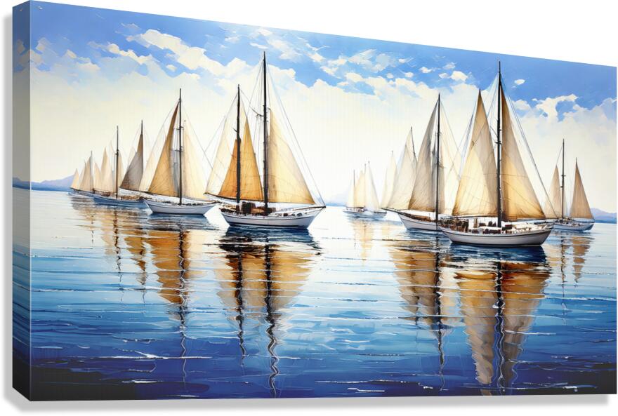 Many Sailors Had the Same Idea Canvas Print
