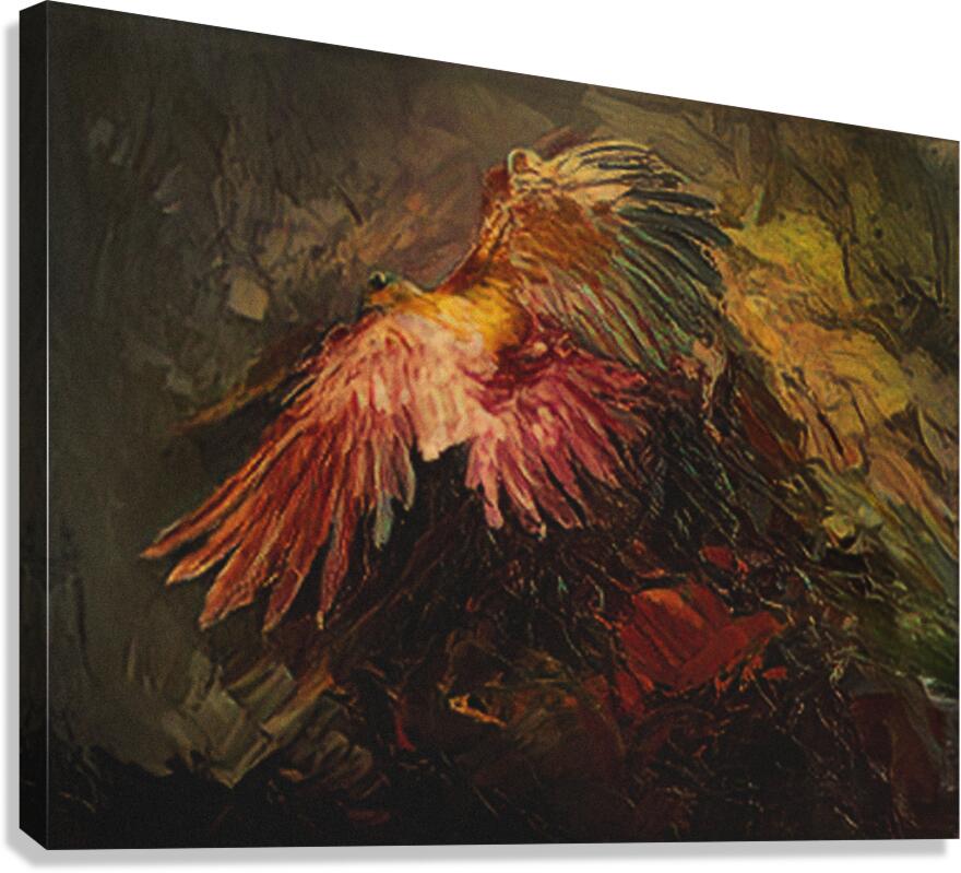 Hunter in the Dark Canvas Print