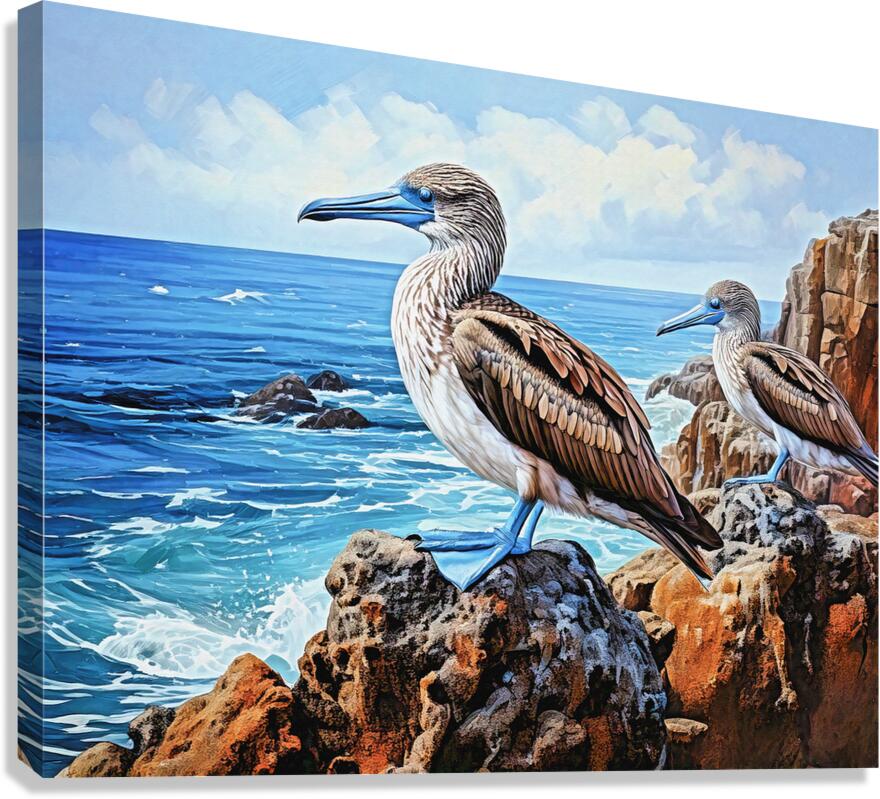 Blue Footed Boobies Canvas Print