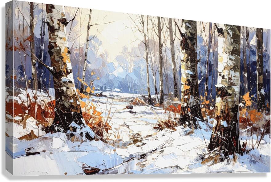 Birch Tree Bottoms Canvas Print