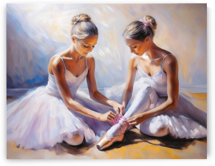 Helping to tie the ribbons by Thea Menagh