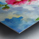 Oma Loved Her Hollyhocks Metal print