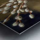 Pussywillows in a Jug Metal print