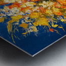 Not Sure About the Blue Wall Metal print