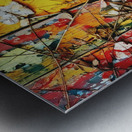 Side of the Barn in the Fall Metal print