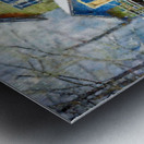 An Artist Lives Here Metal print