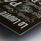 Memoirs of Paris Metal print