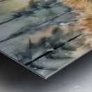 Frozen Marshes and Forest Metal print