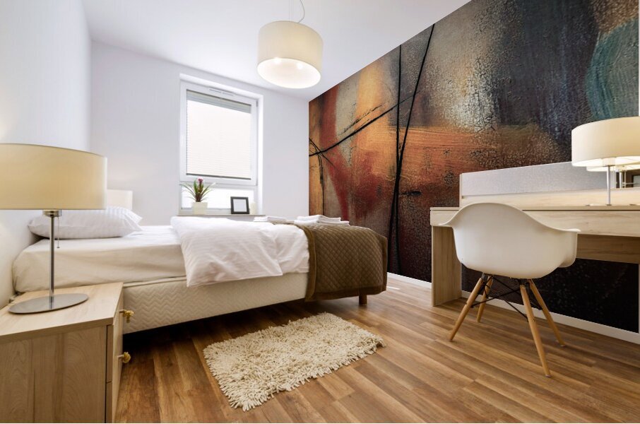 X marks the spot Mural print