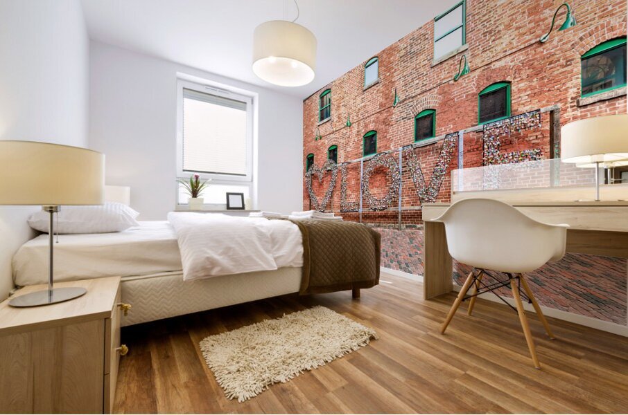 Focus on Love Mural print