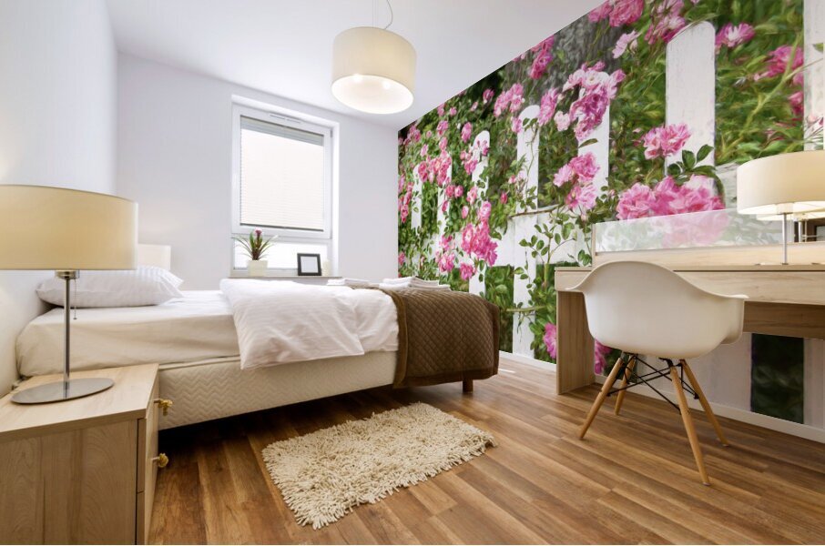 Fancy Fence Mural print