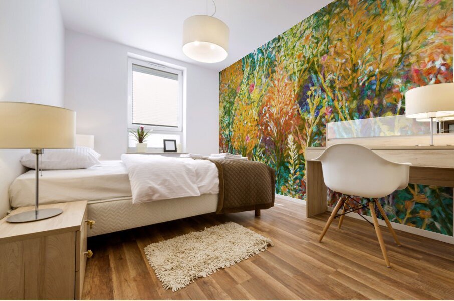 Midsummer Meadow Mural print