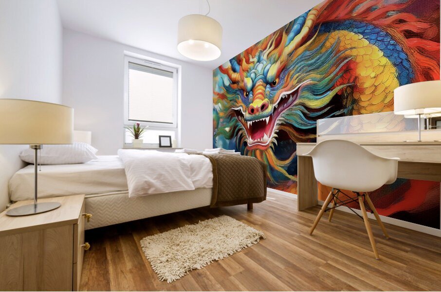 Smiling Sweetly Mural print