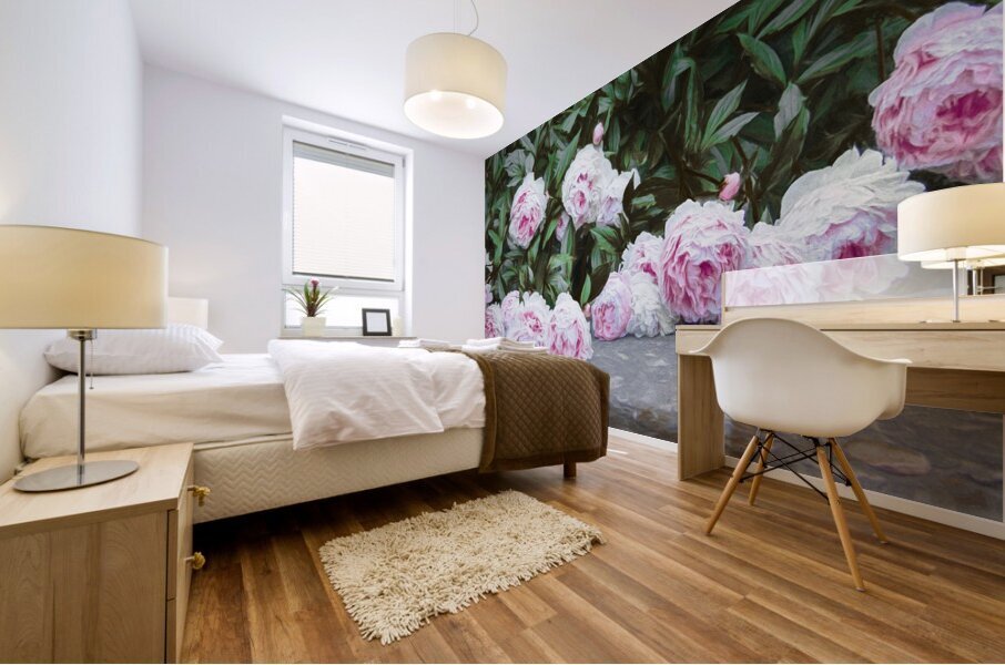 Leaside Peonies Mural print