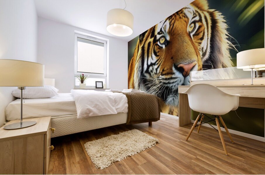 Tiger Mural print