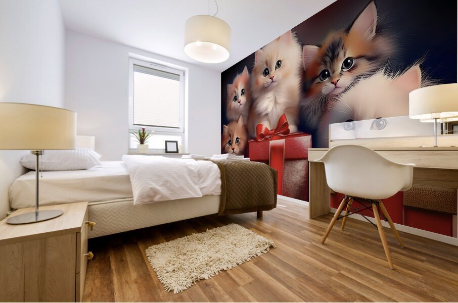 Bringing You a Special Gift Mural print