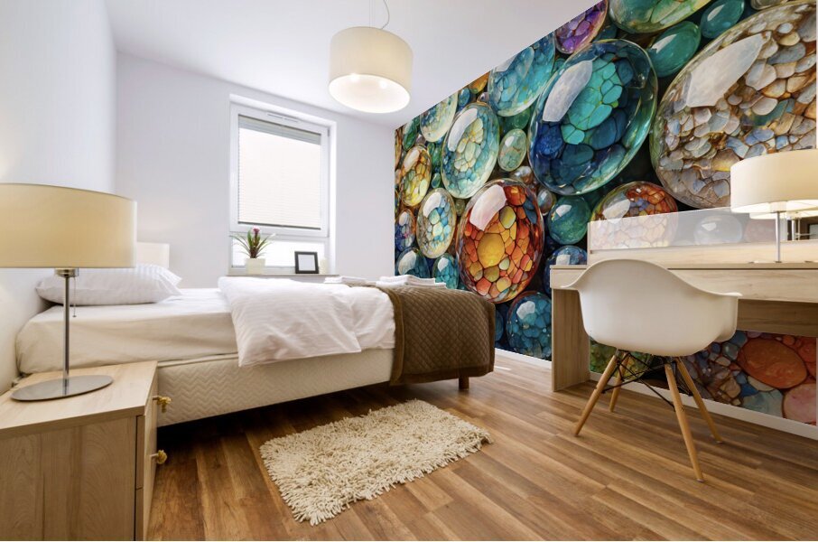 Glass Marbles Mural print