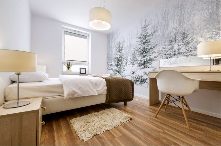 pretty little trees Mural print