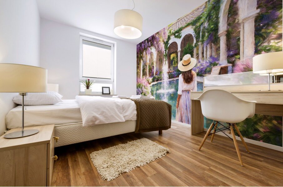 Where She Dreams Mural print