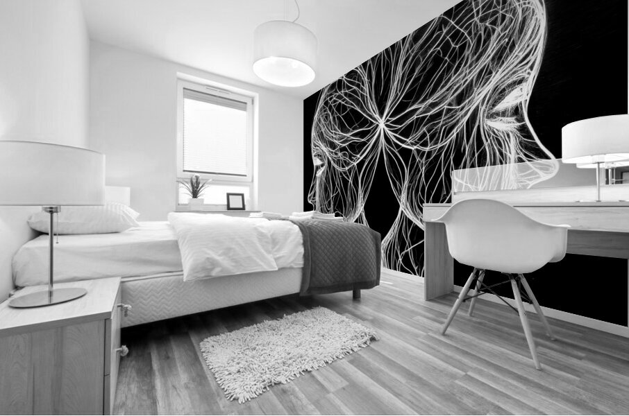 String Art  Mural print