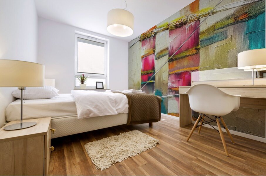 BECOMING UNRAVELLED Mural print