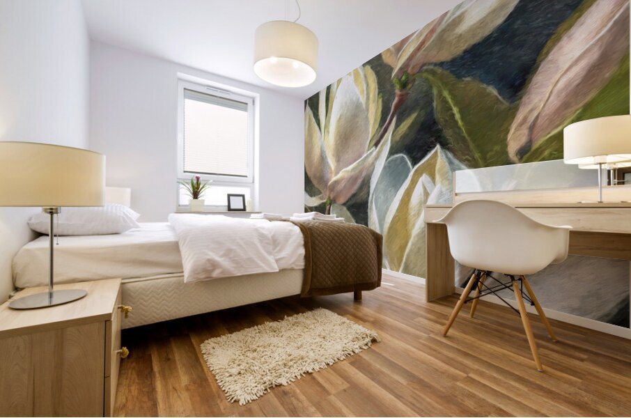 Magnolias Mural print