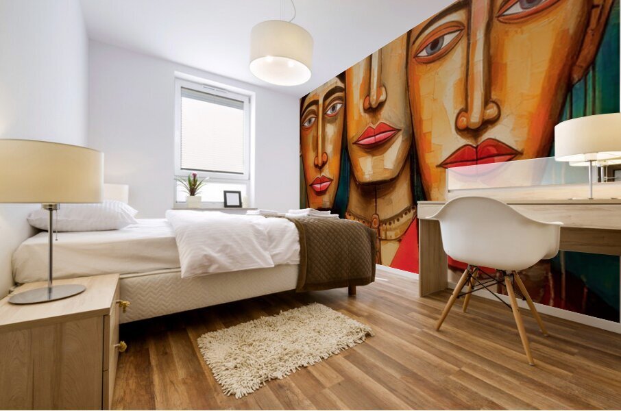 Four Brothers Mural print