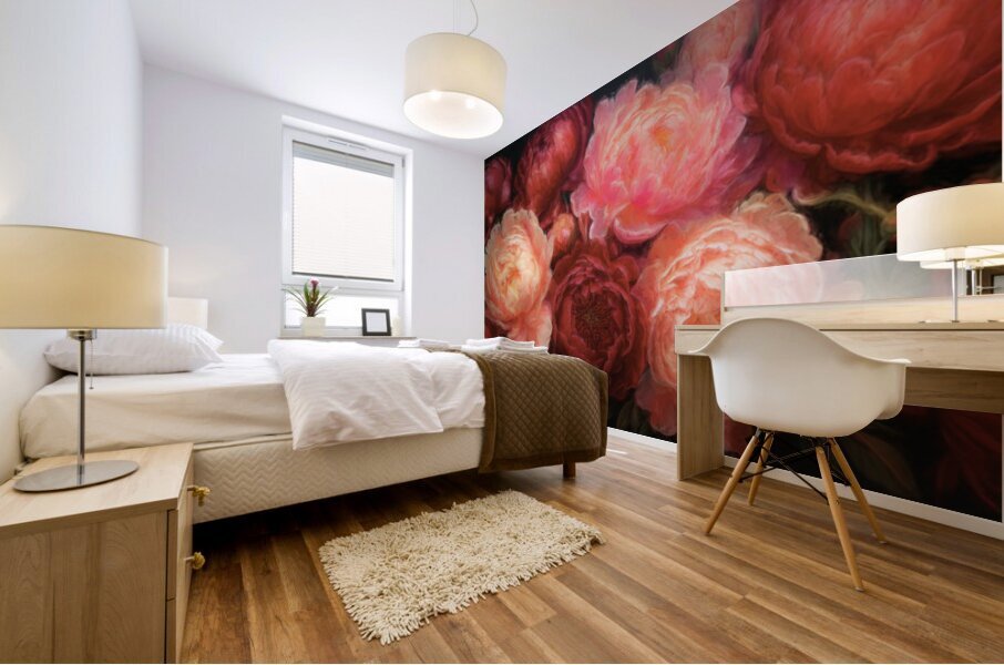 Peony Passion Mural print
