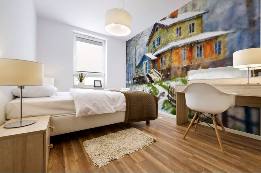 An Artist Lives Here Mural print