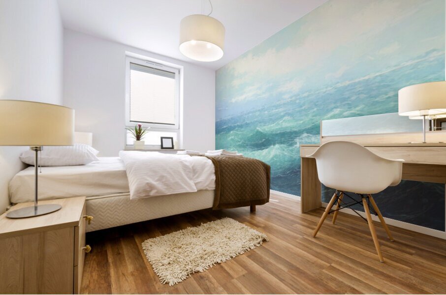 Sky and Sea Mural print
