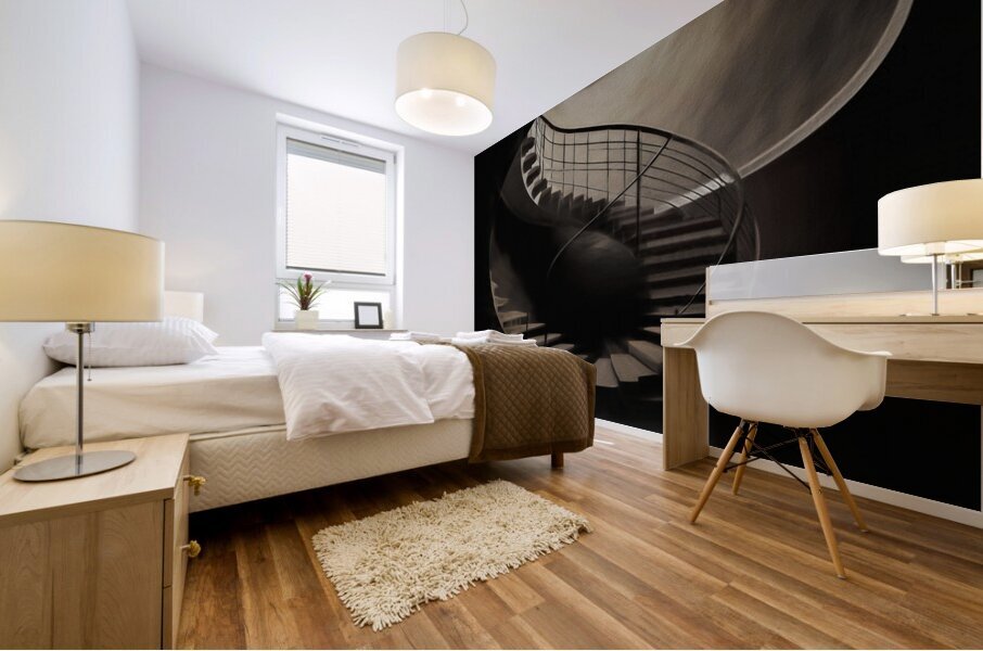 Circular Staircase Mural print