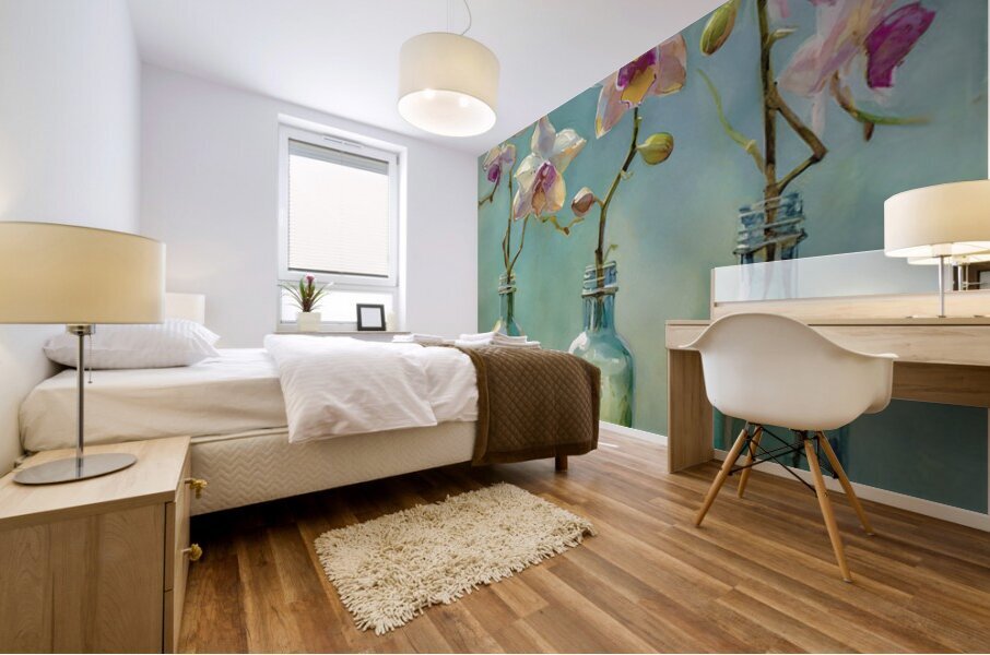 Rooting Orchids Mural print