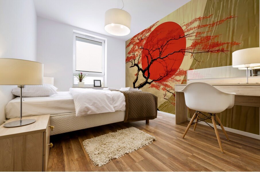 Red Moon  Mural print